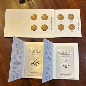 New Lisa Eldridge Seamless Skin Foundation + Cleanser Travel Bundle